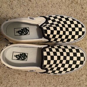 Vans checkered shoes